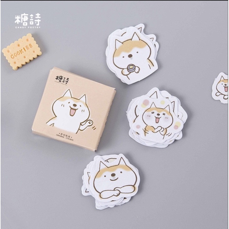 

45pcs Cute Doggy Sticker Set for Journaling