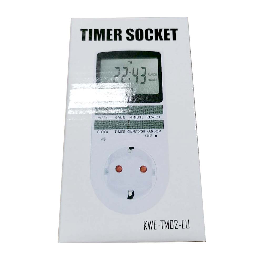 Stop Kontak Timer Digital Switch Taffware