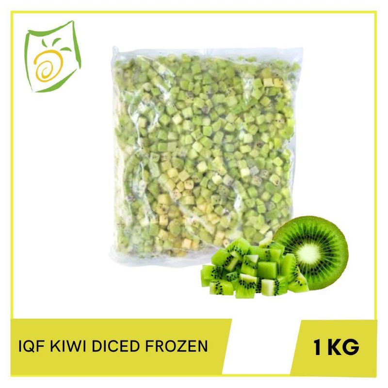 

Frozen Fruits - IQF Kiwi Diced 1 Kg