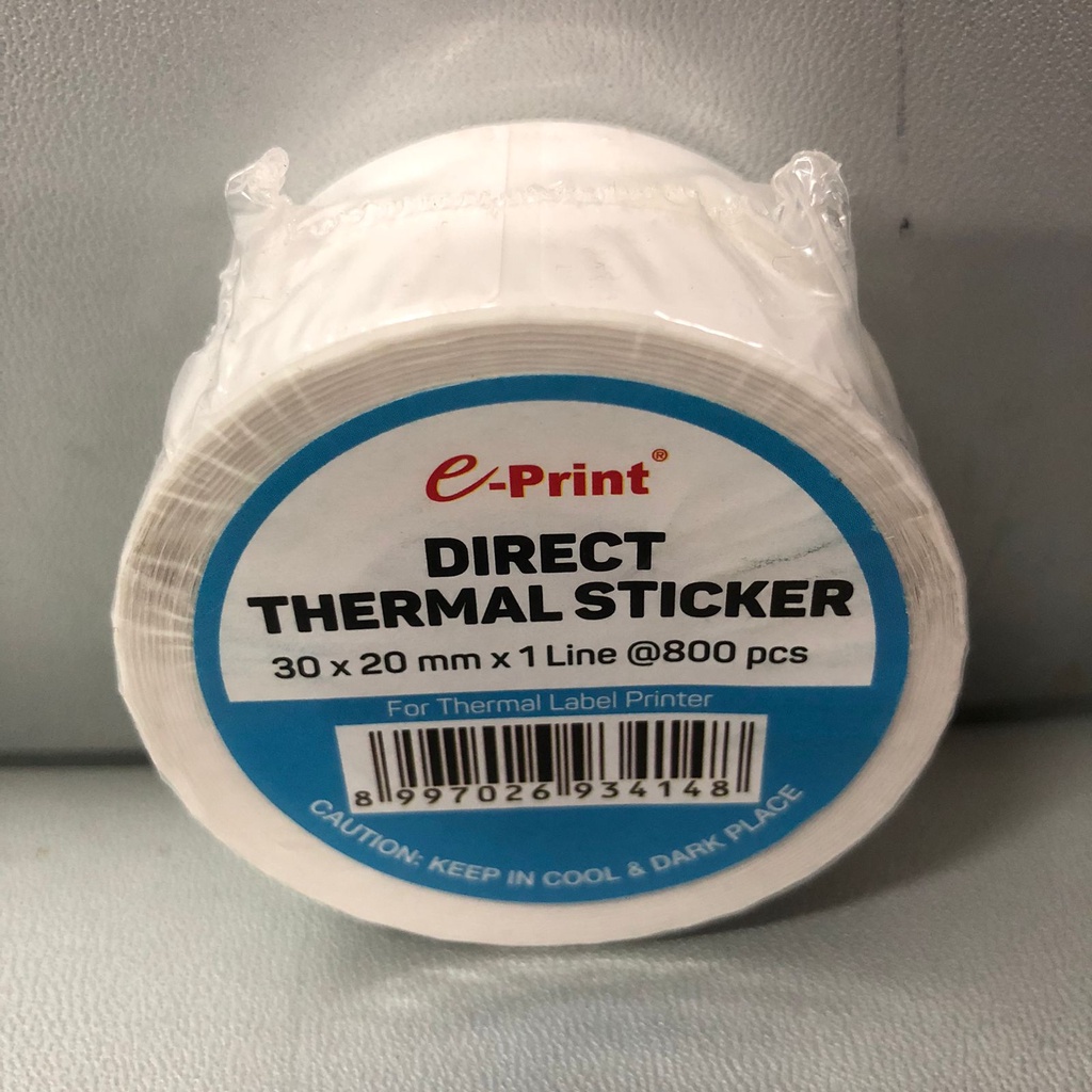 

e-print Direct Thermal Sticker 30x20x1 line 800 pcs Label Sticker Obat