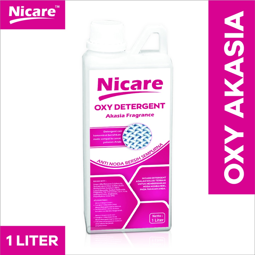 Deterjen Oxy Aroma Akasia Cairan Pencuci Baju