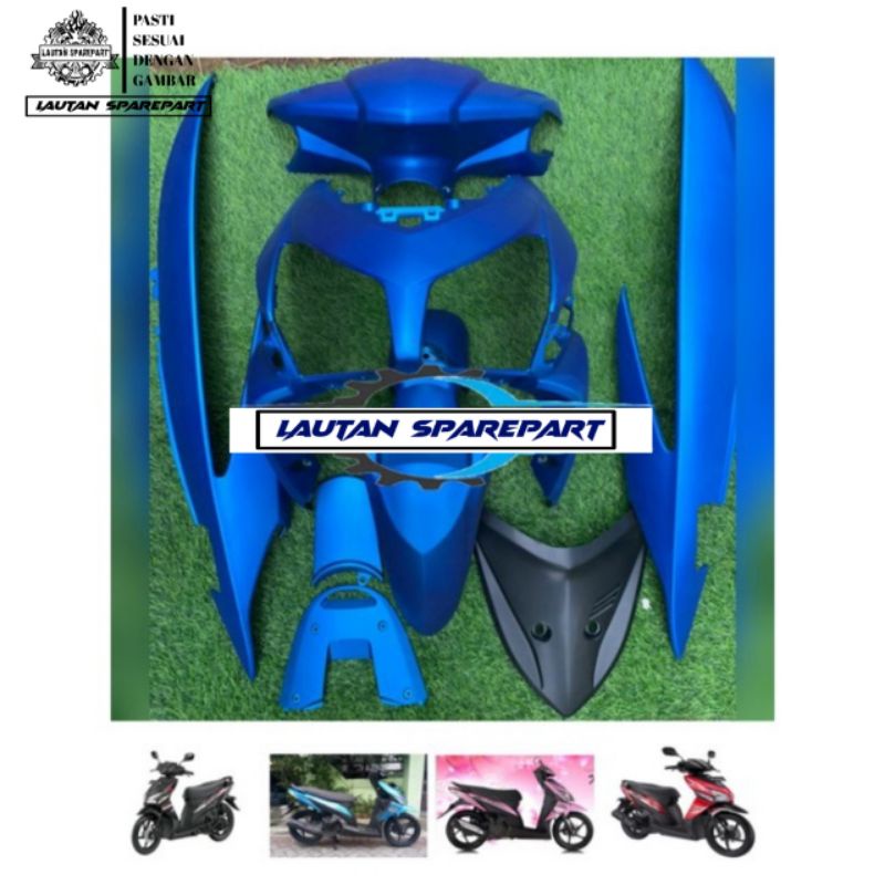 Full body halus Vario 110 karbu lama / Vario cewe warna biru doff