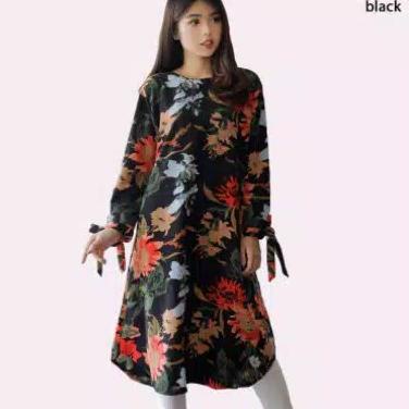 【BIG SALE】 4997 Baju Dress BIG SIZE JUMBO Wanita Gemuk Hamil Kerja kantor Pesta Fashion Korea Wolfis