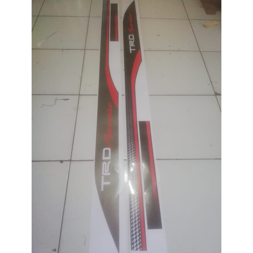 Stiker Body Samping all new fortuner trd sportivo  2017-2020