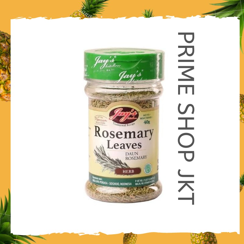 

Jays Jay's Rosemary Leaves Daun Rosemary 40 gr