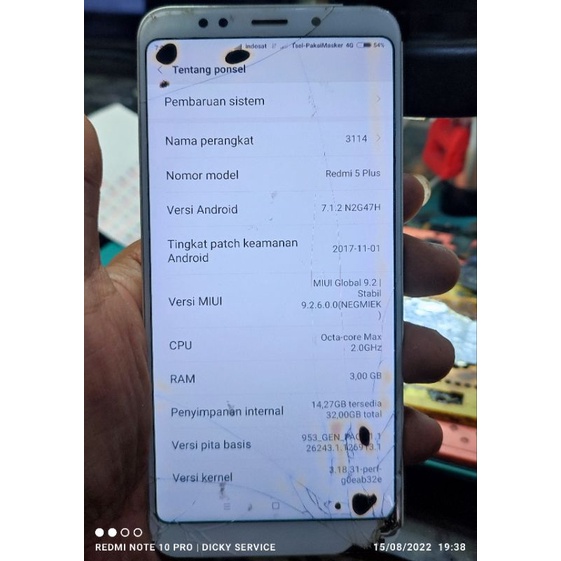 Xiaomi Redmi 5 plus 3/32 mesin normal