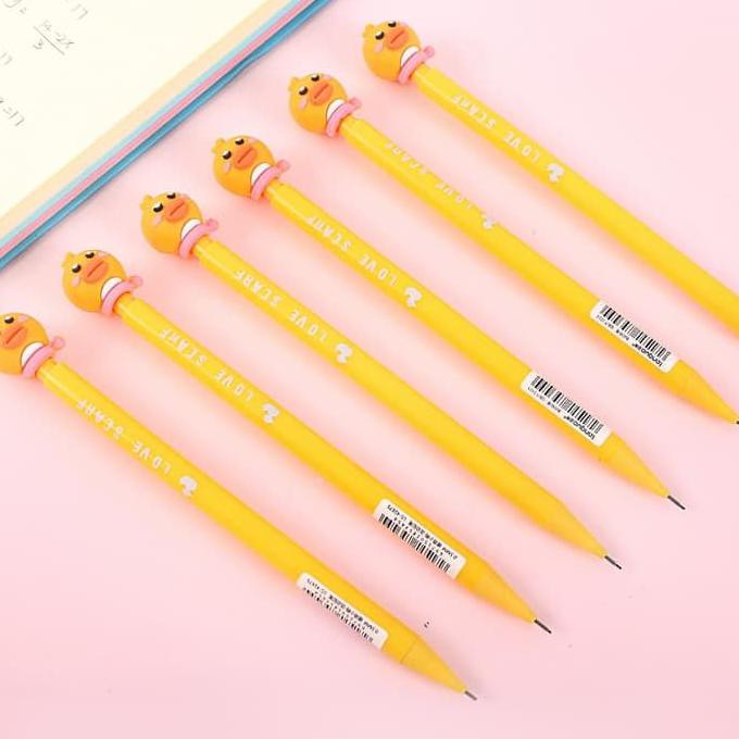 

PENSIL MEKANIK BEBEK KUNING 0.5MM MURAH LUCU PALING MURAH