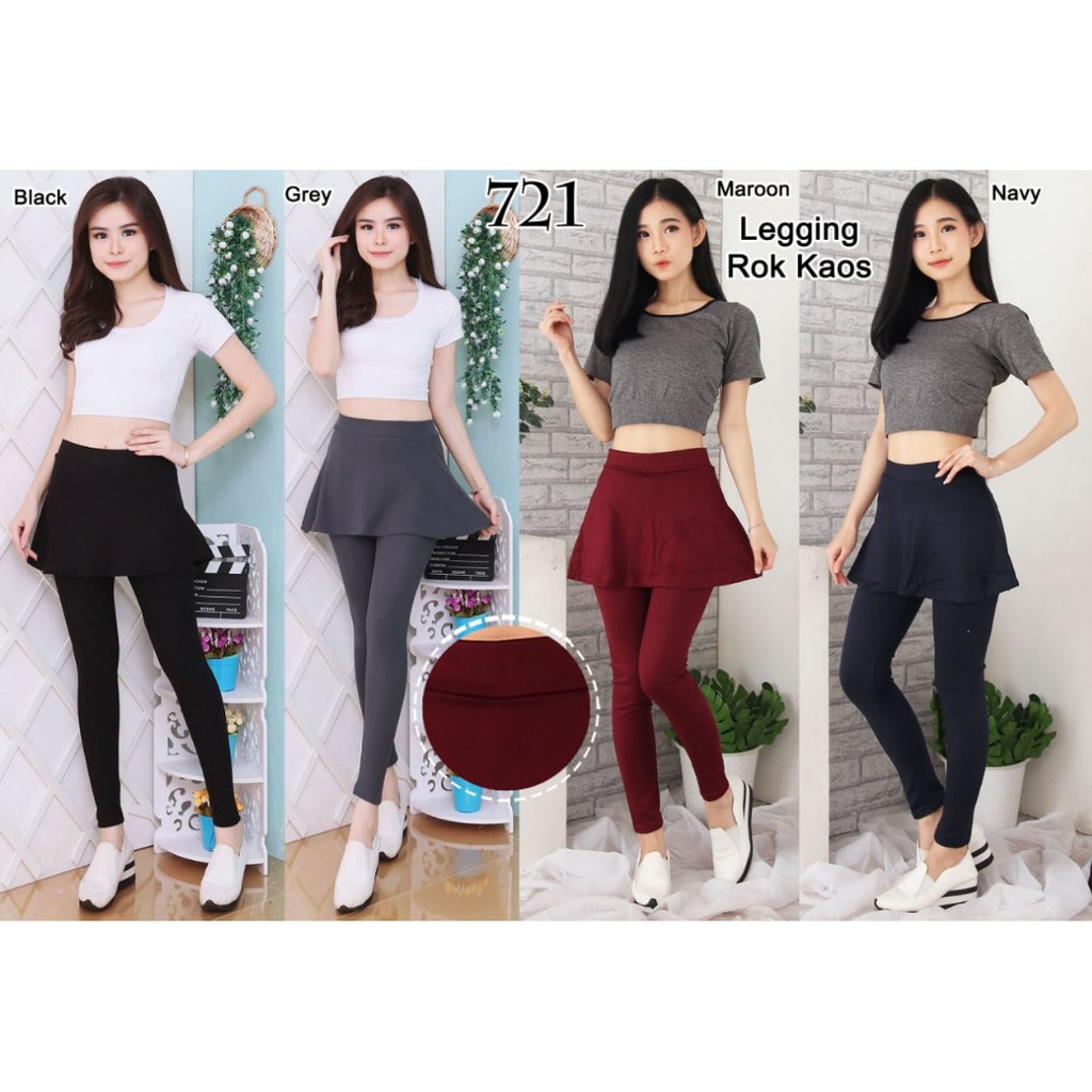 Legging Rok Sport Woman 721 Panjang