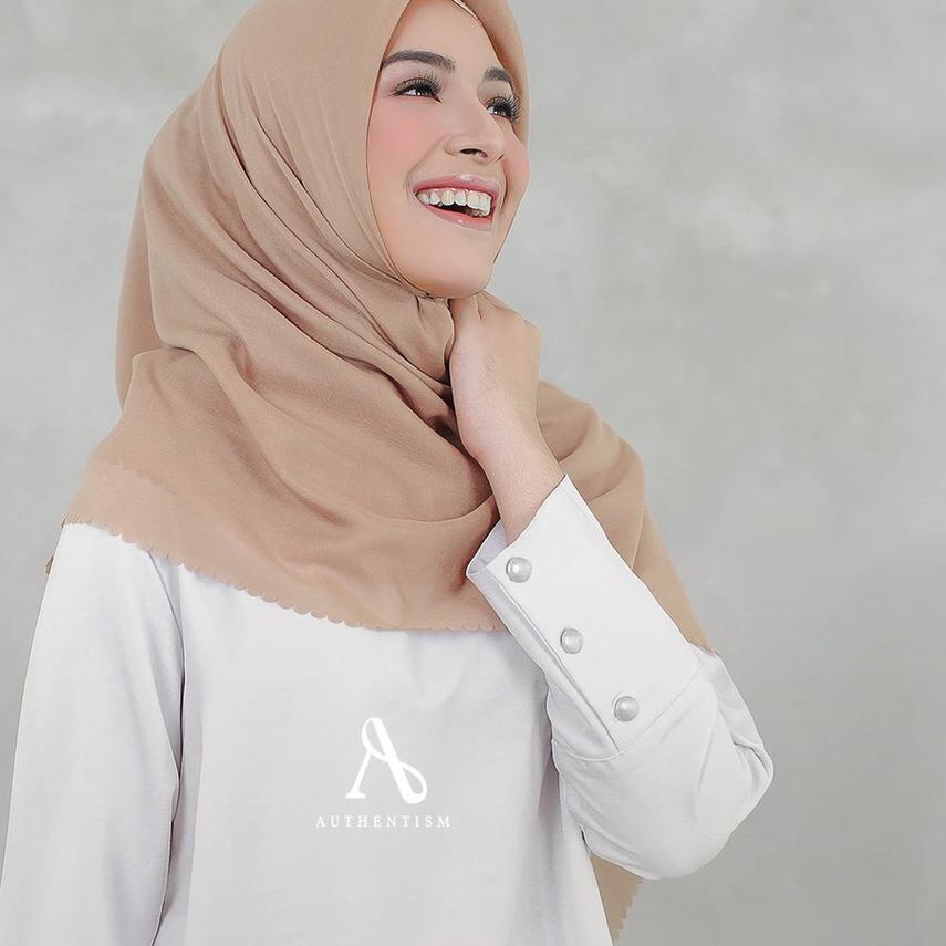 ♚ KERUDUNG SEGI EMPAT POLOS VOAL ULTRAFINE PREMIUM SUPERFINE HIJAB AUTHENTISM RACHITA VOAL ➱