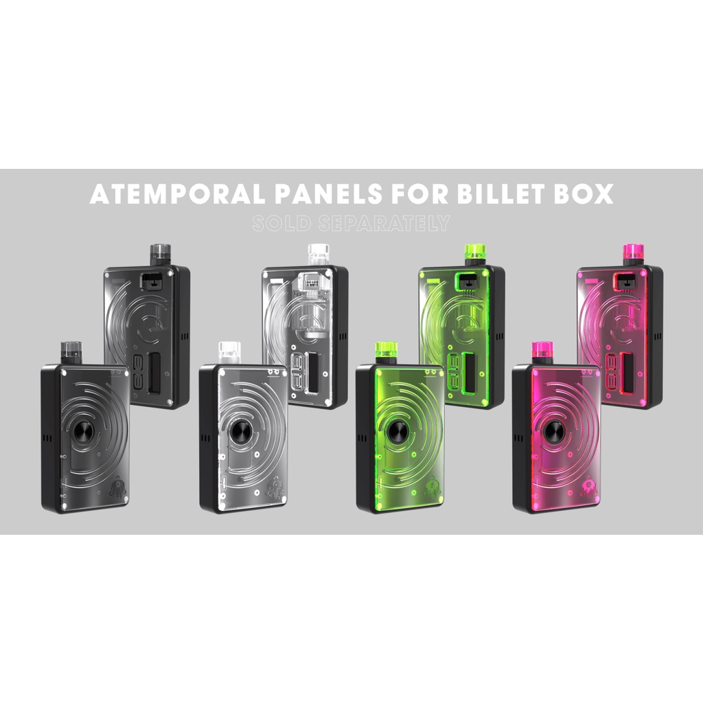 ATEMPORAL PANEL FOR BILLET BOX CTHULHU AIO PULSE AIO BY DAMN VAPE