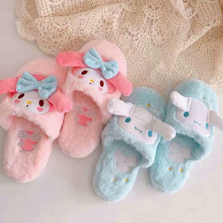 SANDAL BONEKA MELODY HELLO KITTY PINK CINNAMOROLL PURIN