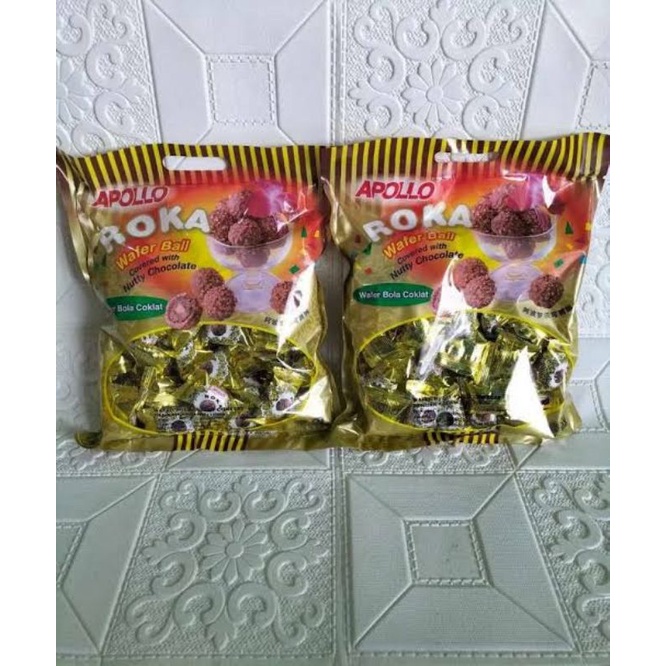 

Roka refil-permen bola coklat 420gr dan 300gr snack-cemilan-makanan ringan