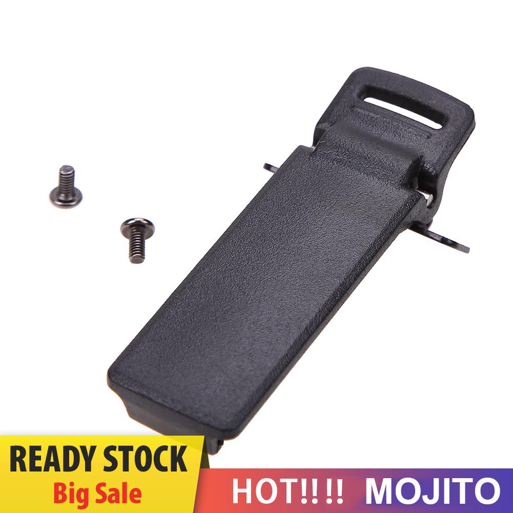 MOJITO 2Pcs Walkie Talkie Spare Back Belt Clip for Baofeng 2-way Radio UV5R