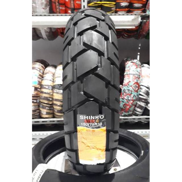 Ban SHINKO E705 Trail Master 150.70.18 Ring 18 Ban Dual Purpose Motor Custom Scrambler Bobber dll