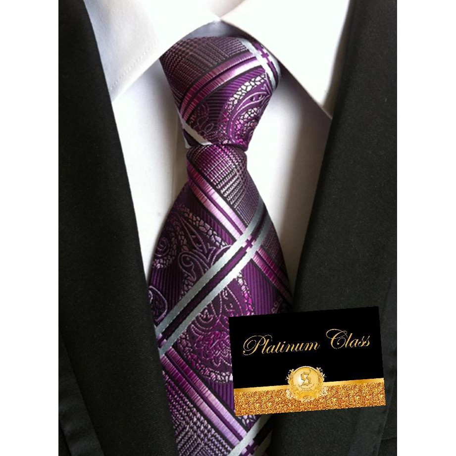 Product Limited Dasi Batik  Ungu Kombinasi Platinum Class Gratis Ongkir