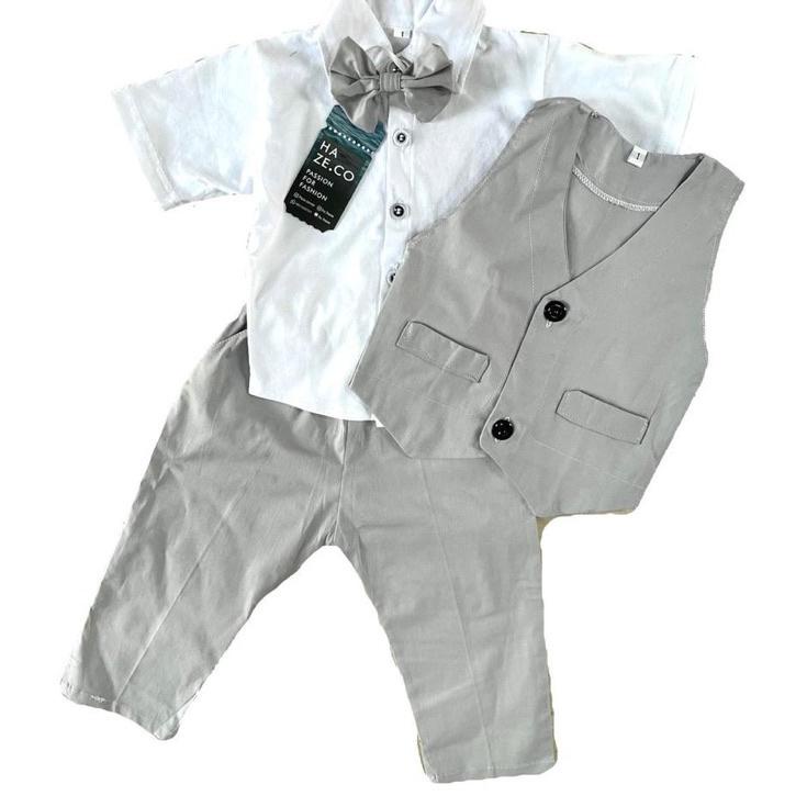 (M-INO} (✓} Setelan baju anak jas formal tuxedo pesta ulang 2 3 4 5 6 7 8 9 10 tahun vest rompi dasi