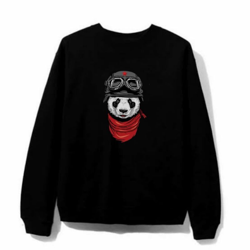 PANDA PILOT SWEATER UNISEX PREMIUM TEBAL TERBARU'