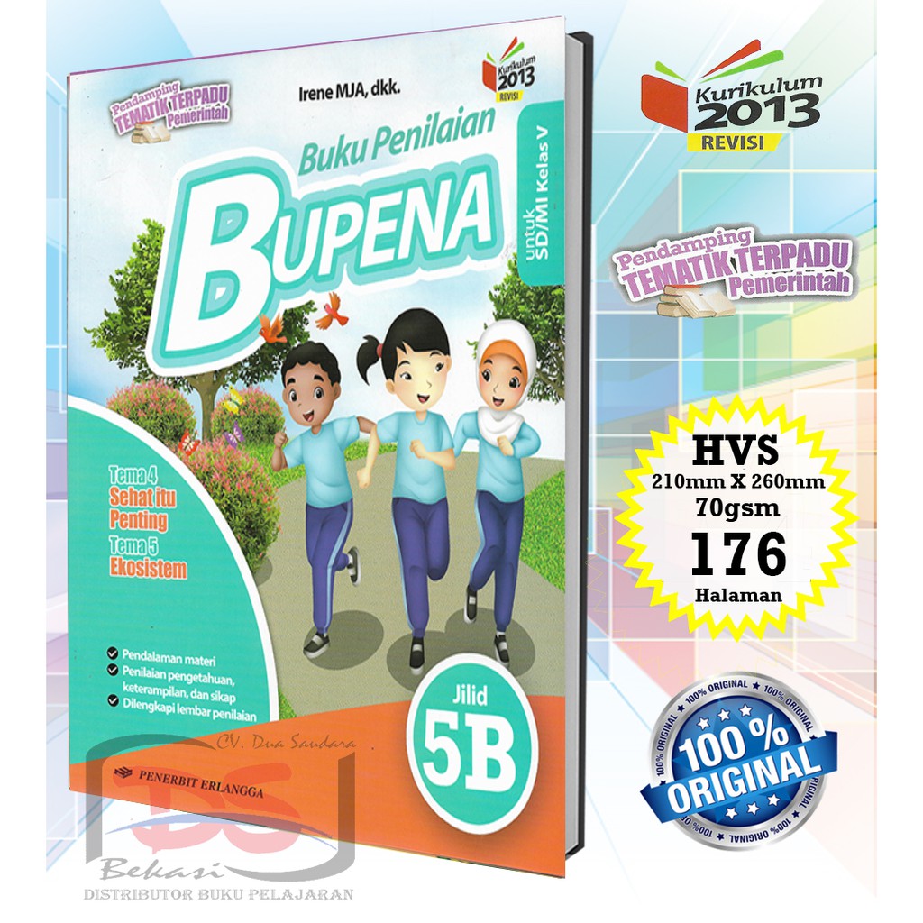 Buku BUPENA Jilid 5B Kelas 5 SD Pendamping Tematik