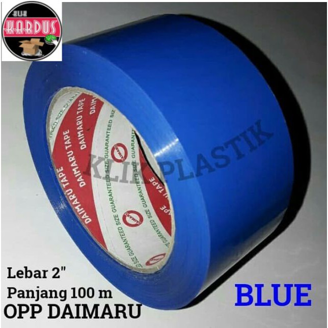 

ISOLASI BIRU 100M/SELOTIP/LAKBAN DAIMARU/OPP/TAPE/LAKBAN POLOS