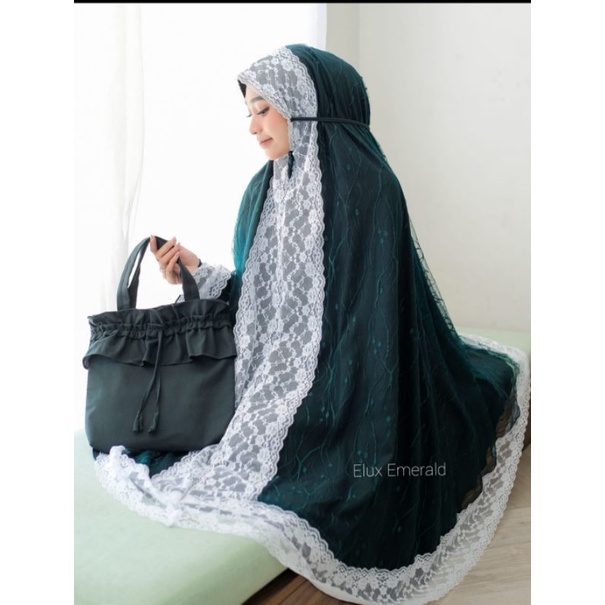 Mukena Dalanova Original / Mukena lebaran / mukena mewah / mukena hiijau / mukena premium