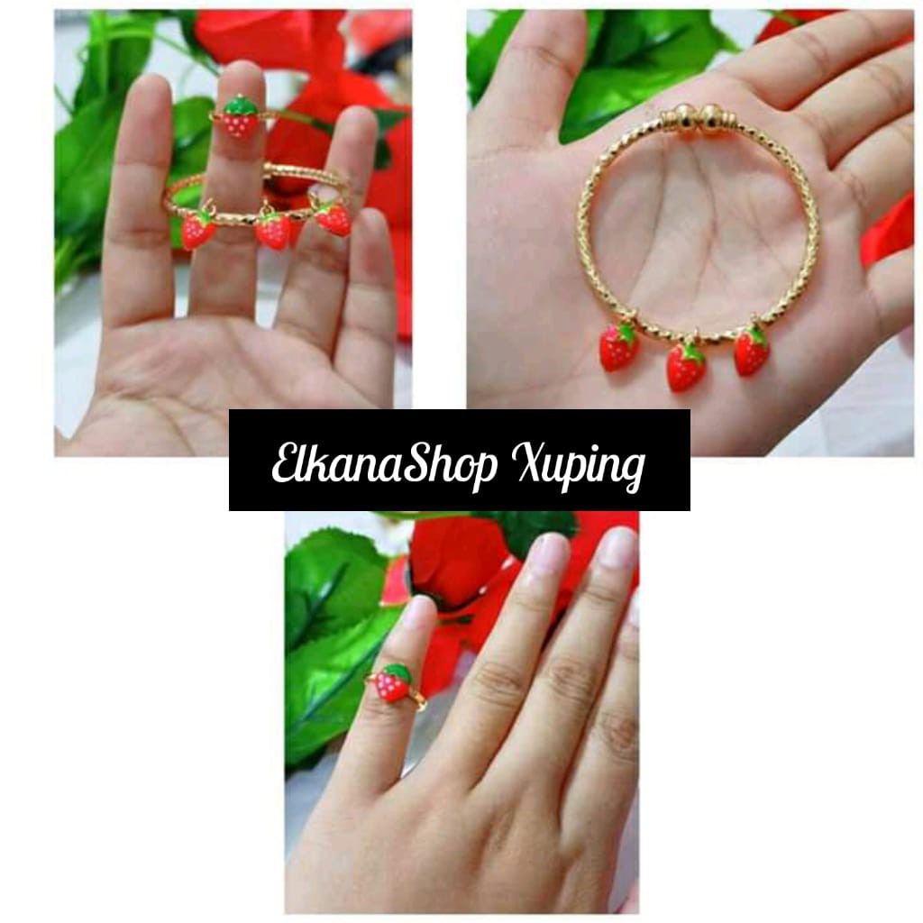 Gelang anak kolong free cincin xuping