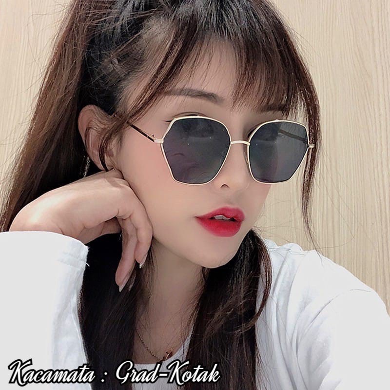 kacamata fashion hitam warna grad kotak kacamata gradasi warna fashion premium grad kacamata glasses