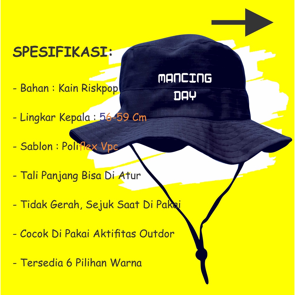 Topi Rimba Summit Series  Topi Outdoor Hiking CampingTali Outdor Rimba Hat