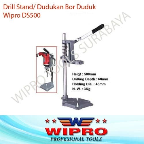 Drill Stand Bor Duduk Penyangga Bor Duduk Wipro DS500