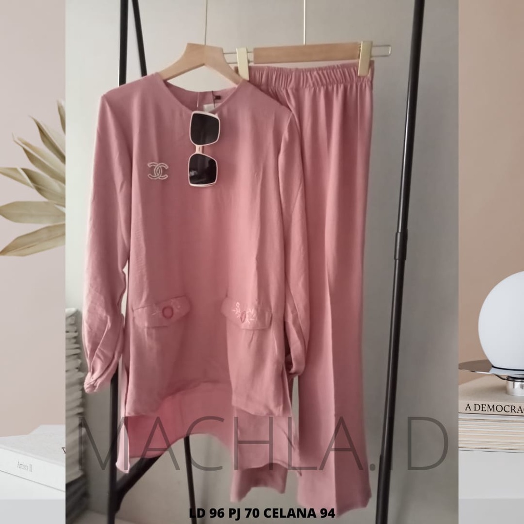 SETELAN KATUN CRINKLE PREMIUM HQ// SETELAN MOTIF POLOS CRINKLE// ONESET FASHION ORI
