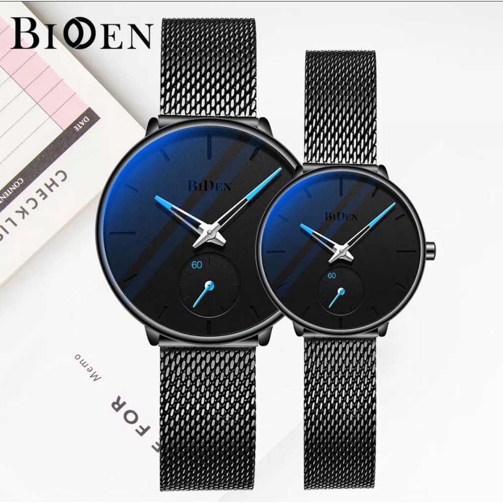 Biden yn-0124 - Jam tangan couple strap stainless