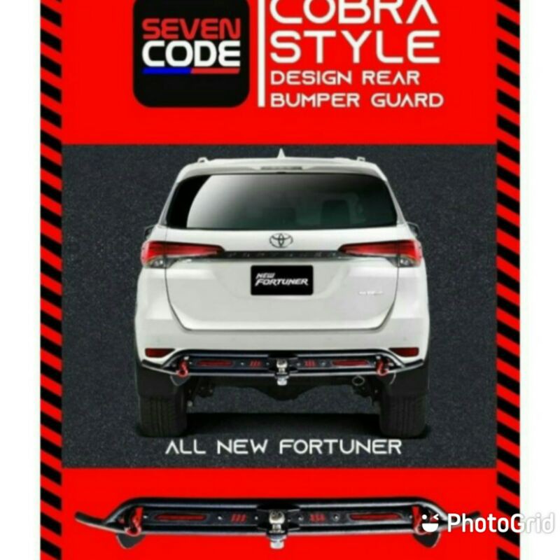 Towing Tanduk Belakang All New Fortuner 2016-2020 Sevencode Cobra