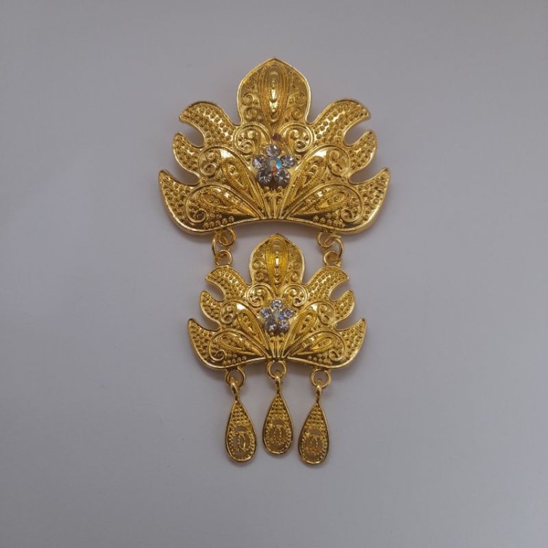 Bros kebaya bros kutubaru bros etnik bros murah-Kuning
