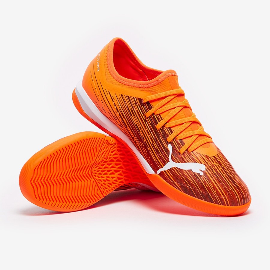 Sepatu Futsal Puma Ultra 3.1 IN - Shocking Orange/Black ORIGINAL BNIB