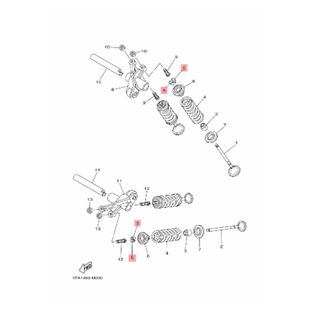 lock valve spring kuku klep vixion lama nvl nva new bk8 jupiter mx 135 lama dan new njmx mx king r15 lama v2 xabre original ygp