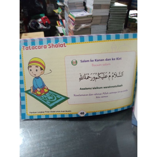 buku panduan lengkap pintar shalat untuk anak muslim (23×14cm)