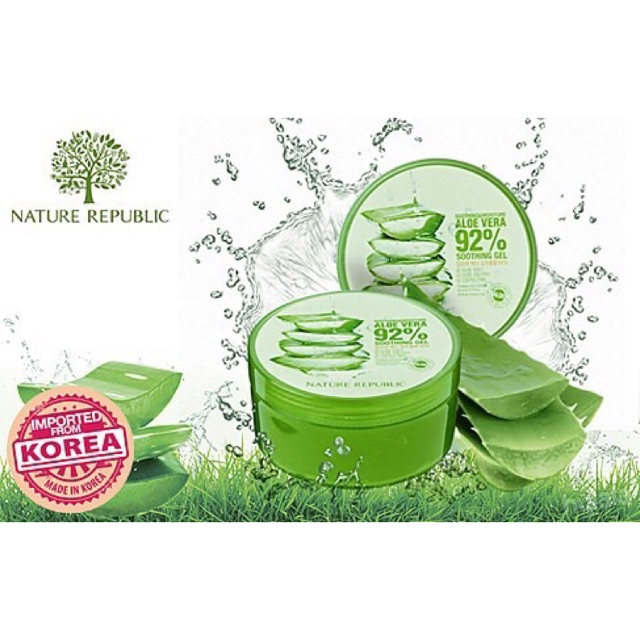 Nature Republic Soothing &amp; Moisture Aloe Vera 92% Soothing Gel Original 300ml