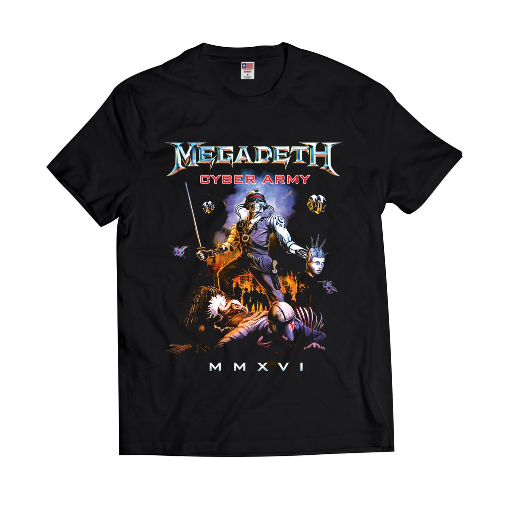 KAOS BAND - MEGADETH CYBER ARMY BLUE | KAOS BAND VINTAGE | KAOS VINTAGE | KAOS BOOTLEG