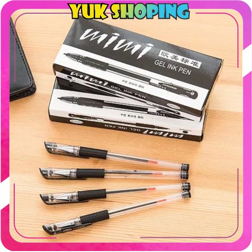 

✧YUKSHOPING✧ PENA GEL MIMI 0.5mm Standard PULPEN GEL MINI Sekolah Kerja Anak Alat Tulis COD R047 R170