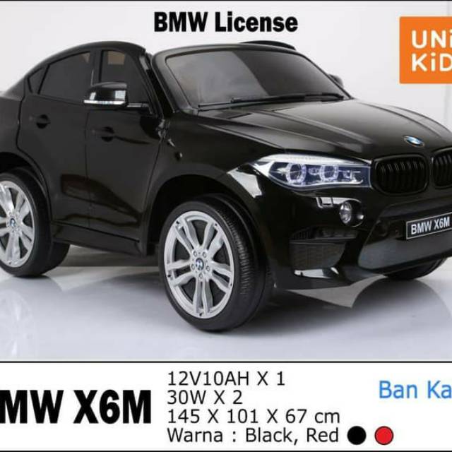 Mobil aki anak BMW X6M license Unikid UK-732