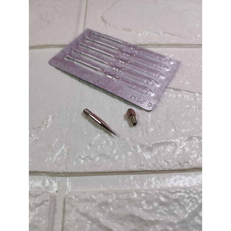 Sparepart jarum soft couter spot belati rumah dan jarum halus 1 set