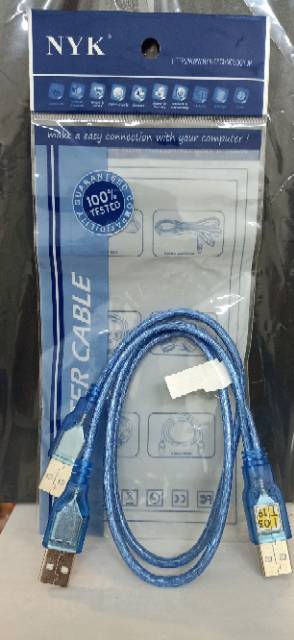 KABEL/CABLE USB GEDE-GEDE BIRU NYK