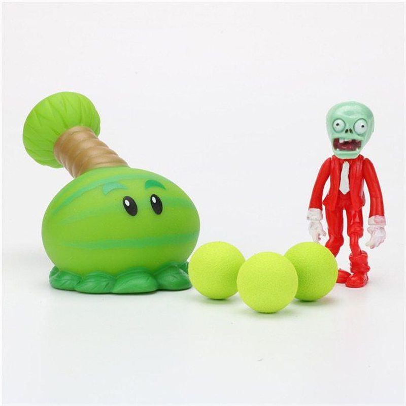 【Ready Stock！！！】20styles New Popular Game PVZ Plants vs Zombies Peashooter PVC Action Figure Model Toys