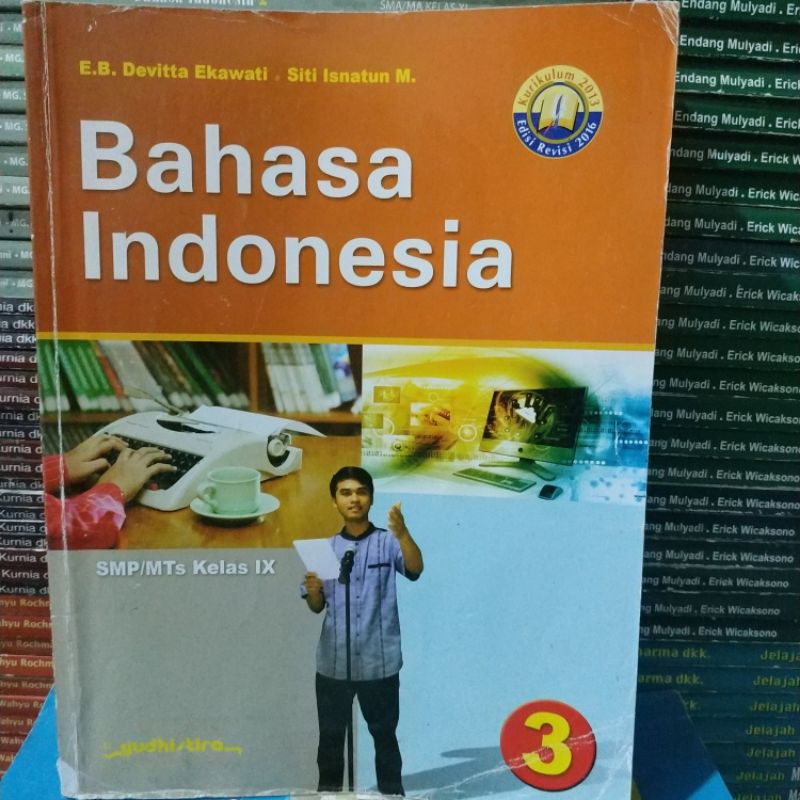 Jual Buku Bahasa Indonesia Kelas 9 SMP Yudhistira | Shopee Indonesia