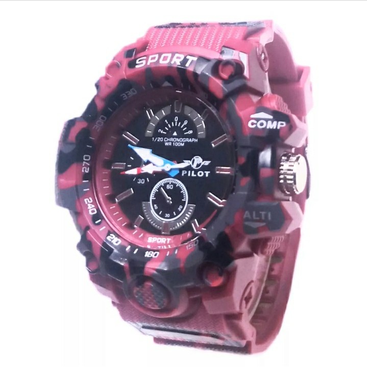 jam tangan pria loreng army