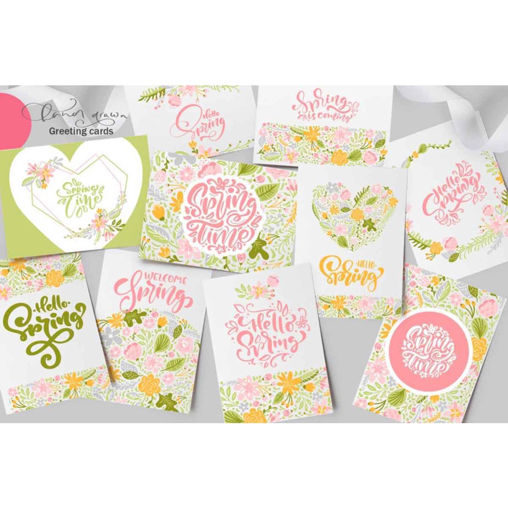 Fresh Feeling Spring Vector Kit Svg - Vector Designs