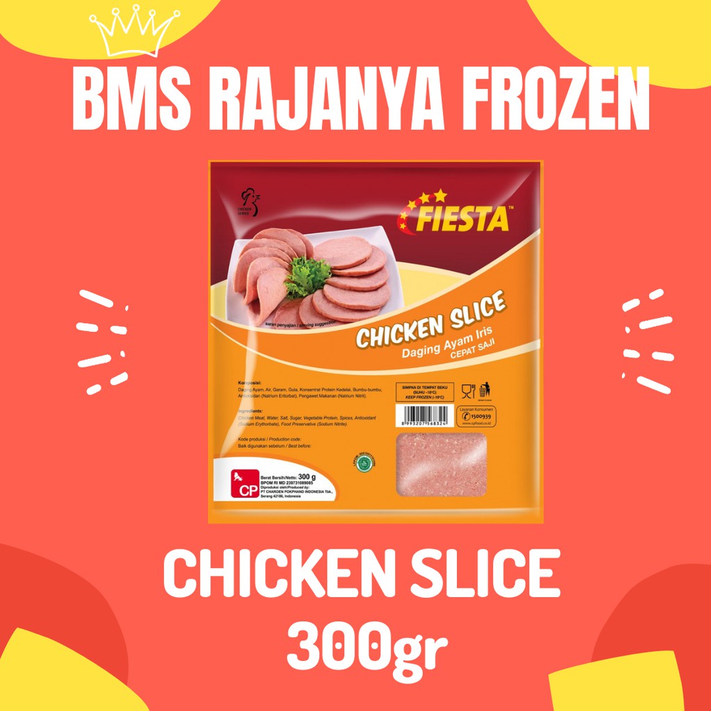 

FIESTA SAUSAGES CHICKEN SLICE 300GR