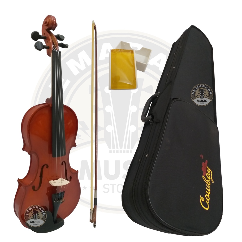 ORIGINAL!!! Biola Cowboy Import Violin Merk Cowboy Original Fullset