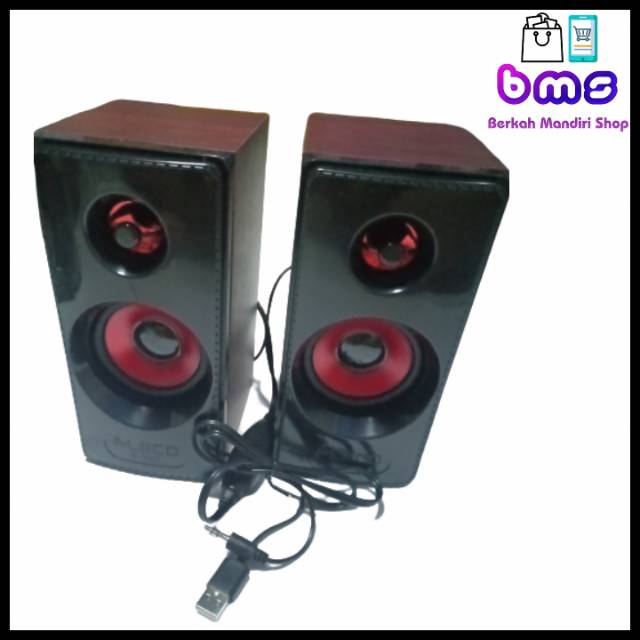 Speaker Hp // Speaker Laptop // Speaker Komputer  Fleco F-017 // F-029 // F-233B Colok USB