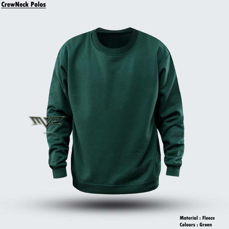 Sweater Crewneck Unisex Pria dan Wanita Uniqlo | Black Edion Trendy Casual Hoodie Polos Crewneck Pol