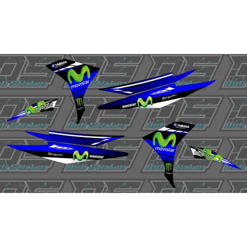 STRIPING JUPITER MX NEW 135 COSTUM MOVISTAR